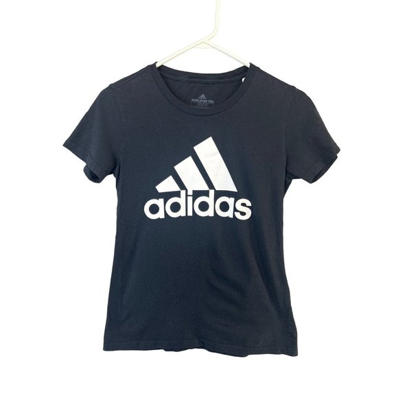 adidas Tops - ADIDAS Women's Black Cotton Top T-Shirt GUC Women's Size XS